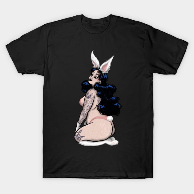 Bunny Girl T-Shirt by SaraWired